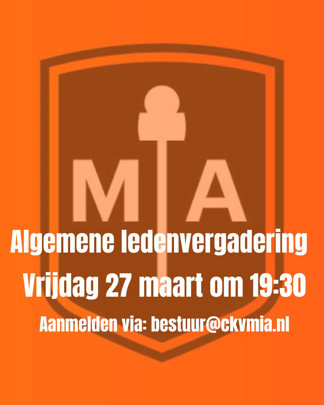Uitnodiging ALV