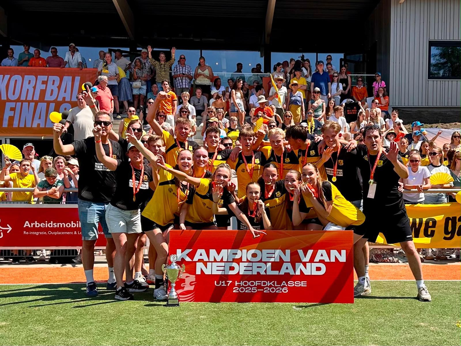 Oud-MIA-spelers in jeugdfinales NK korfbal!