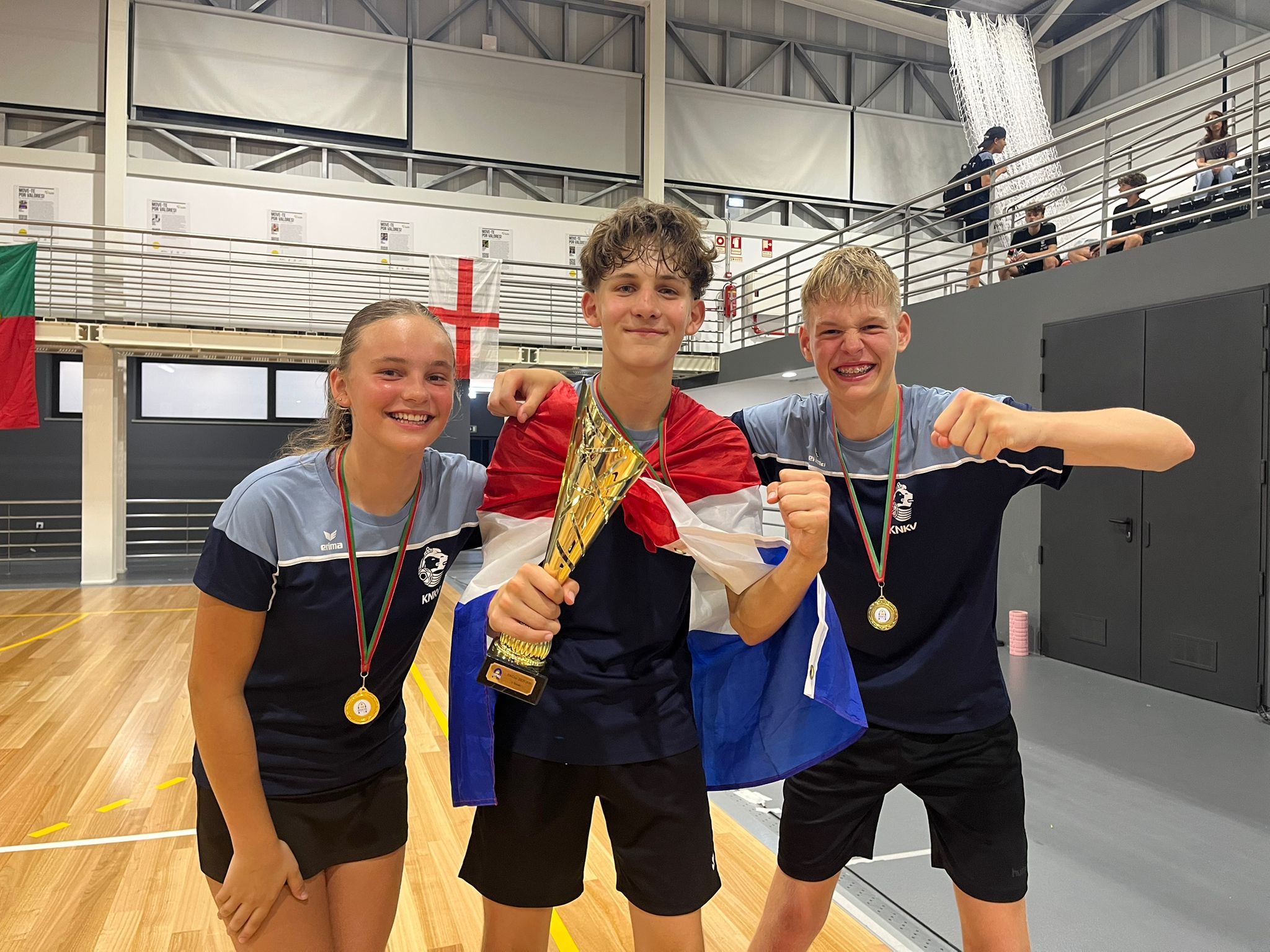 Thomas, Elias en Lois schitteren op het EK in Portugal