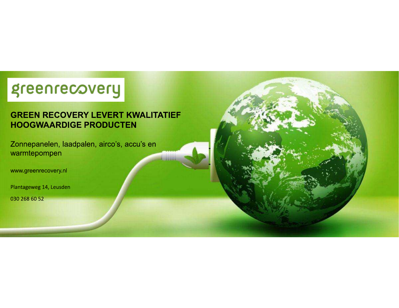 Green recovery Logo