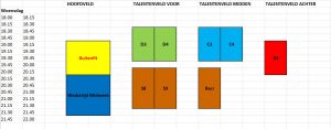 Trainingstijden veldseizoen '23-'24 4